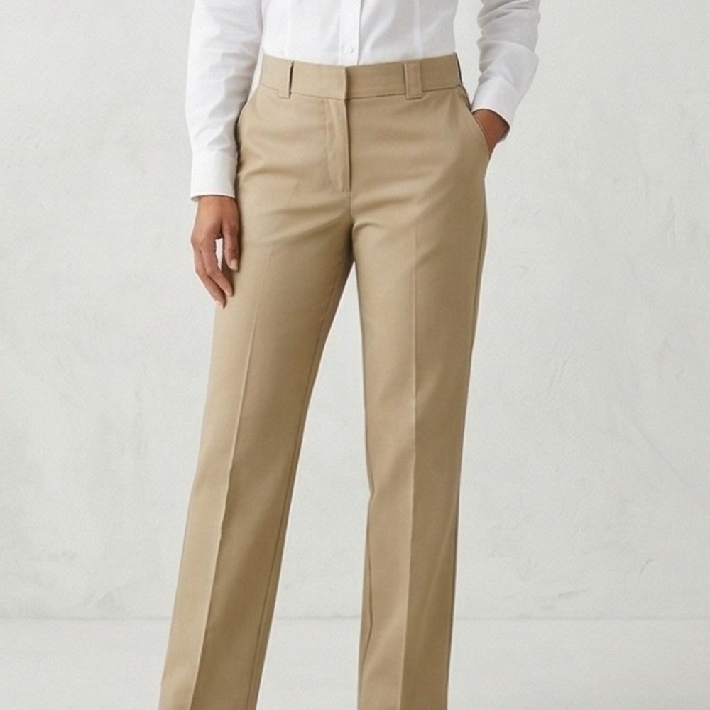 Dickies 6 Womens 774 Original Fit Straight Leg Work Pants Khaki Tan NWT